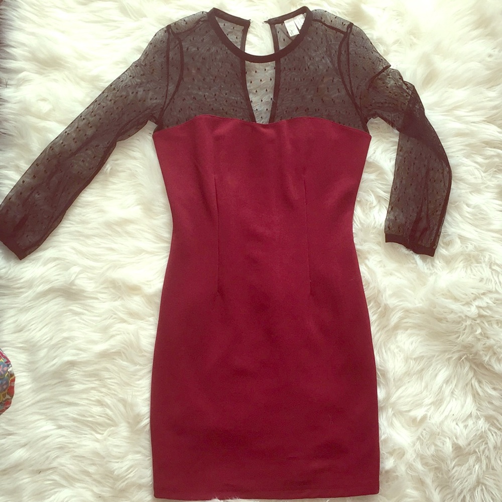 ✨garnet and black dress